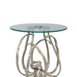 Кофейный стол "Осьминог" серебро 0.42x0.46x0.46м