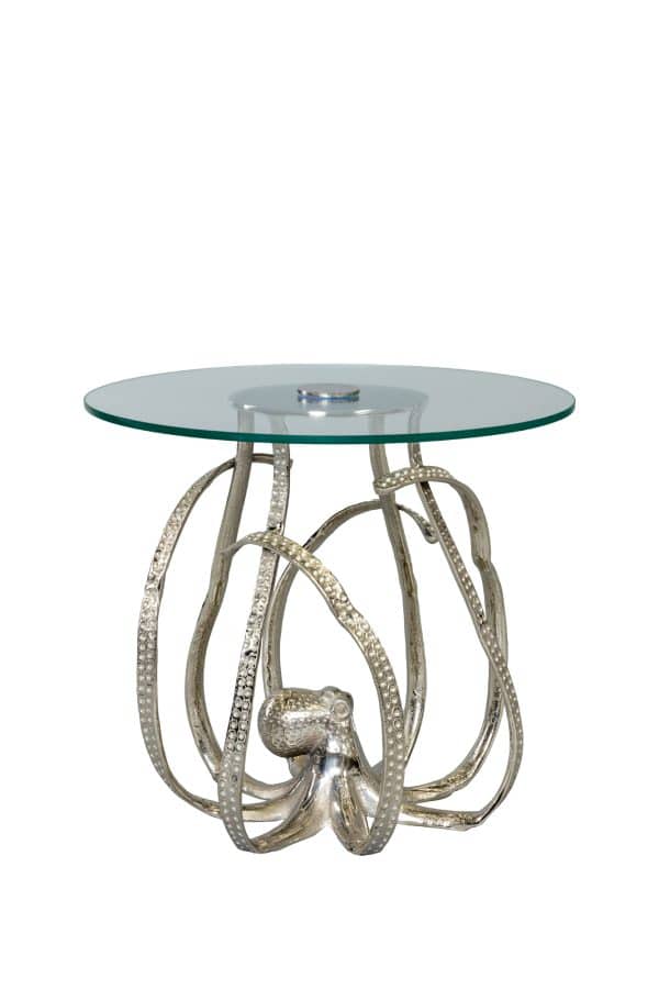 Кофейный стол "Осьминог" серебро 0.42x0.46x0.46м