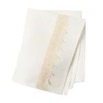 Полотенце льняное с кружевом 43х70 см