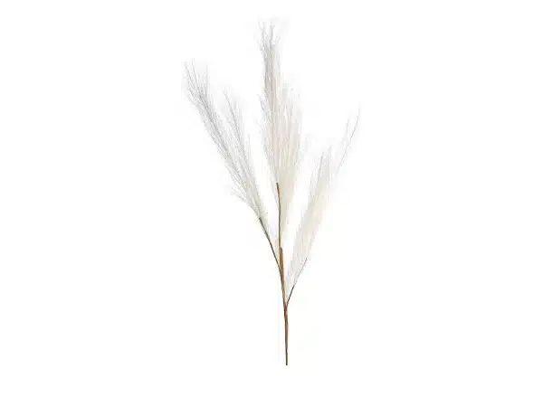 Ветка декоративная с искусственными перьями