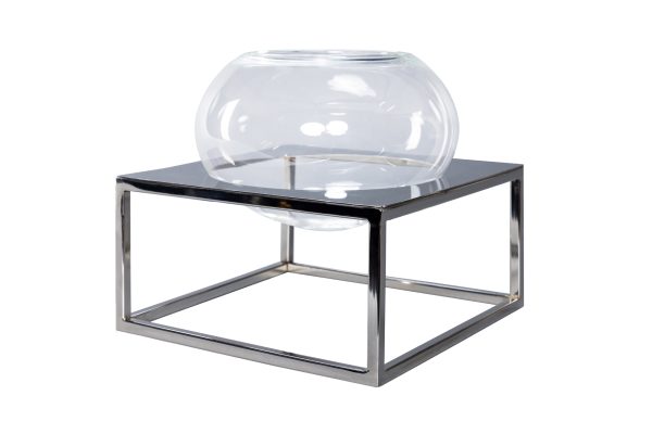 Ваза на серебряном подстолье круглая 0.25x0.26x0.26м — изображение 2