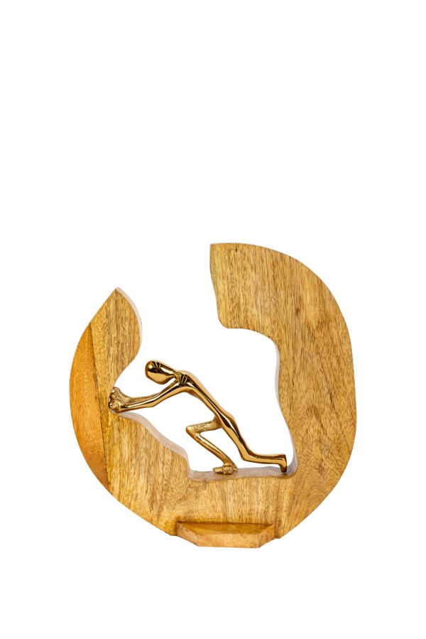 Статуэтка человек золото 0.26x0.28x0.05м