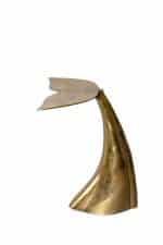 Кофейный стол "Кит" золото 0.55x0.46x0.2м