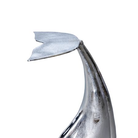 Кофейный стол "Кит" серебро 0.55x0.47x0.2м