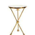 Кофейный столик золотая стрела мрамор 0.65x0.36x0.36м