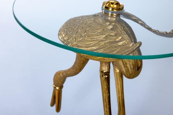 Кофейный стол "Цапля" золото 0.58x0.47x0.47м — изображение 3