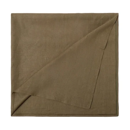 Скатерть льняная Linen collection khaki 145х250 см