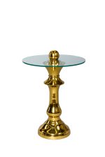 Кофейный стол "Королева" золото 0.65x0.46x0.46м