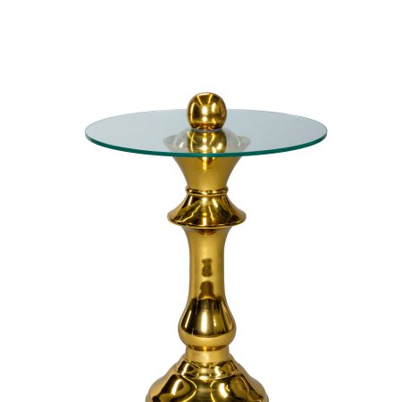 Кофейный стол "Королева" золото 0.65x0.46x0.46м