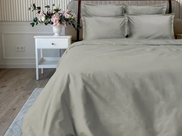 cd520ca34c4c6f1ac2f96de2ce067b43 Комплект постельного белья Cotton Collection серый — изображение 2