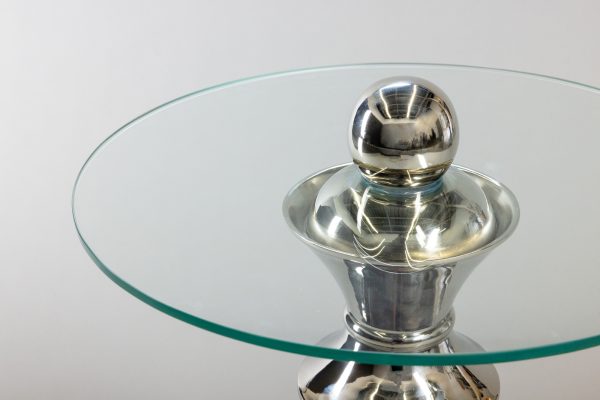 Кофейный стол "Королева" серебро 0.65x0.46x0.46м — изображение 2