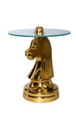 Кофейный стол "Лошадь" золото 0.56x0.46x0.46м