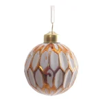 Елочное украшение Шар соты 6 см