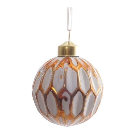 Елочное украшение Шар соты 6 см