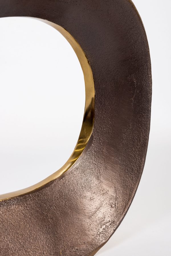 Ваза металлическая золото 0.45x0.415x0.117м — изображение 4