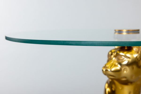 Кофейный стол "Леопард" золото 0.56x0.58x0.58м — изображение 5