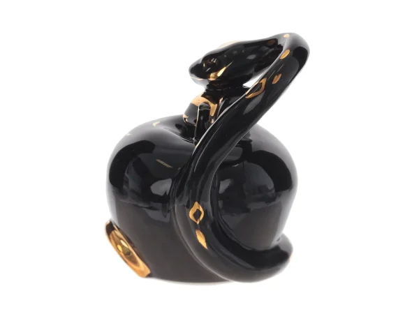 Статуэтка Snake на яблоке 8,5 см черный — изображение 3