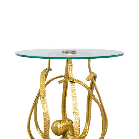 Кофейный стол "Осьминог" золото 0.42x0.46x0.46м