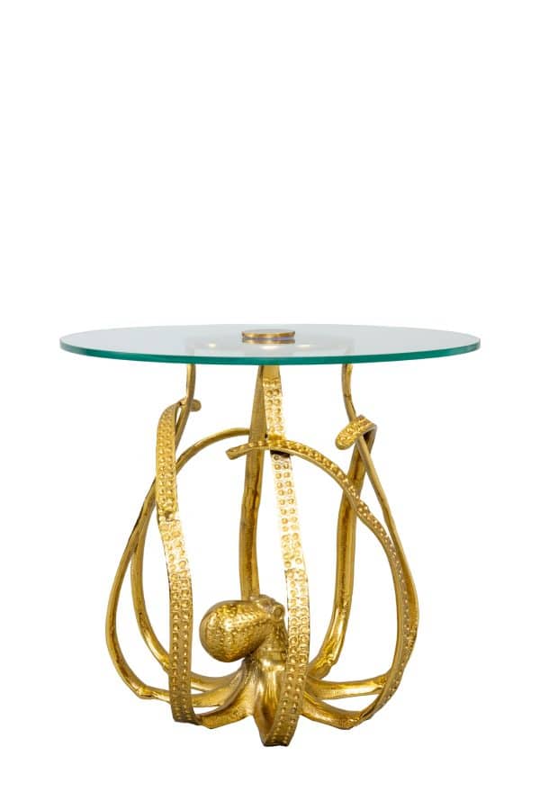 Кофейный стол "Осьминог" золото 0.42x0.46x0.46м