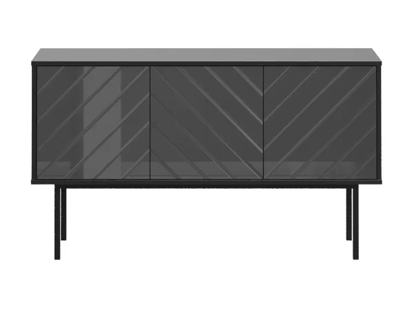 Тумба малая Boho серый, черный — изображение 2