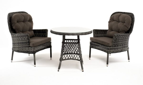 "Алиса" кофейный комплект из искусственного ротанга