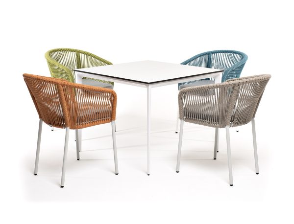 "Аркобалено" обеденная группа на 4 персоны со стульями "Марсель"