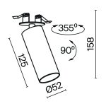Встраиваемый светильник Technical C053CL-L12W3K-W-B — изображение 2