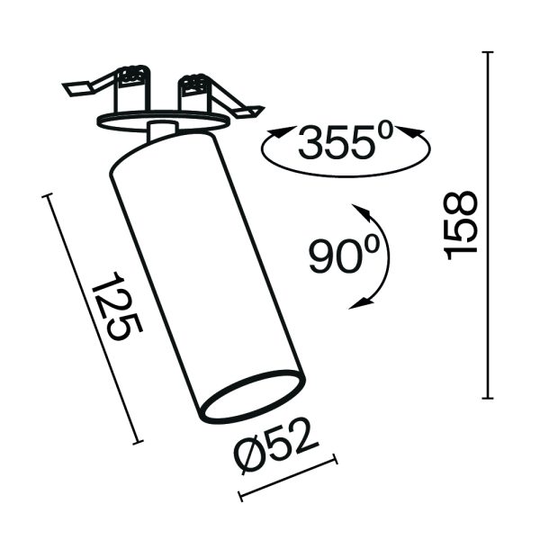 Встраиваемый светильник Technical C053CL-L12W3K-W-B — изображение 2