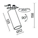 Встраиваемый светильник Technical C053CL-L12W3K-W-W — изображение 2