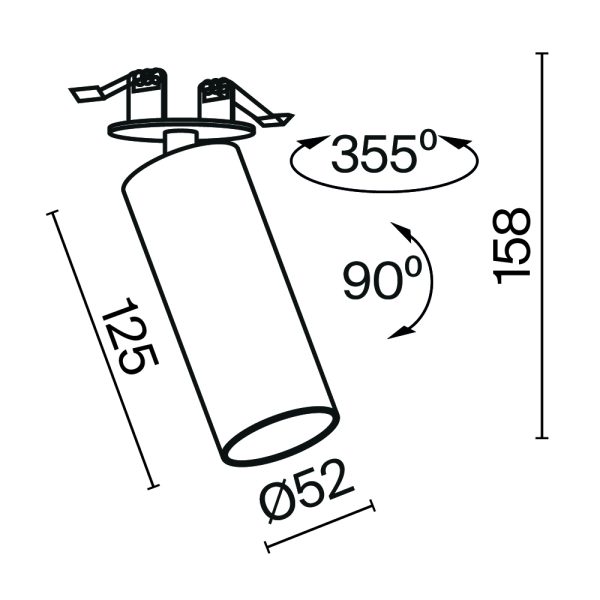 Встраиваемый светильник Technical C053CL-L12W3K-W-W — изображение 2