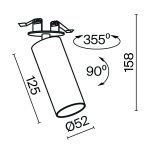 Встраиваемый светильник Technical C053CL-L12W4K-W-B — изображение 2