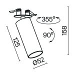 Встраиваемый светильник Technical C053CL-L12W4K-W-W — изображение 2