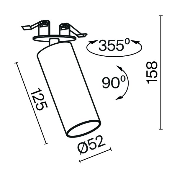 Встраиваемый светильник Technical C053CL-L12W4K-W-W — изображение 2