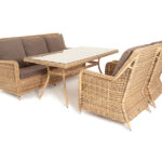 "Гляссе" обеденная группа из искусственного ротанга