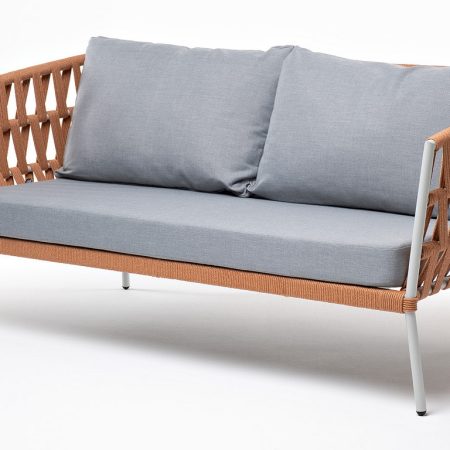 "Диего" диван 2-местный плетеный из роупа