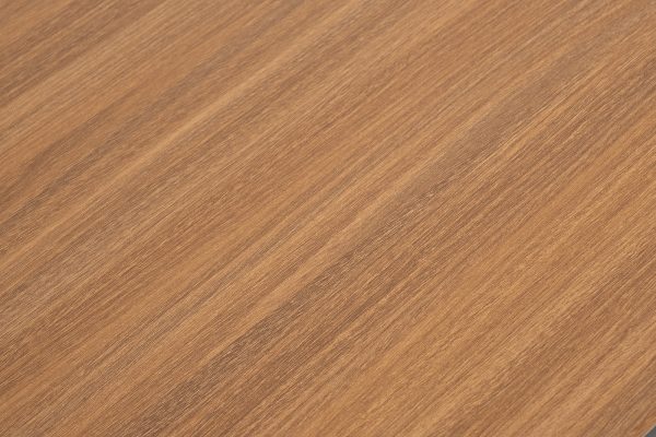 "Диего" журнальный стол из HPL 120х60 H40, каркас белый муар, цвет "дуб" — изображение 5