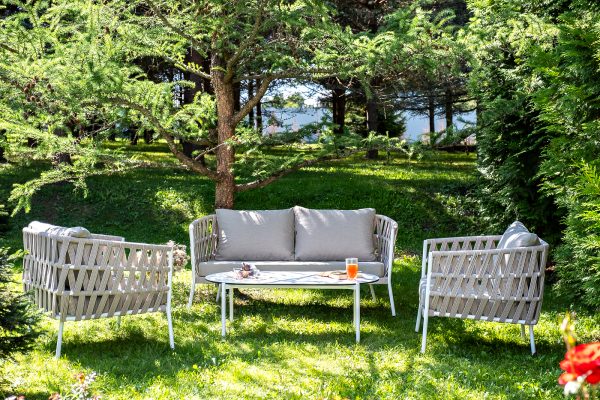 "Диего" лаунж-зона 4-местная плетеная из роупа (веревки)