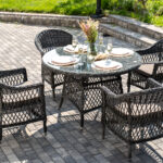 "Дольче" обеденная группа из искусственного ротанга