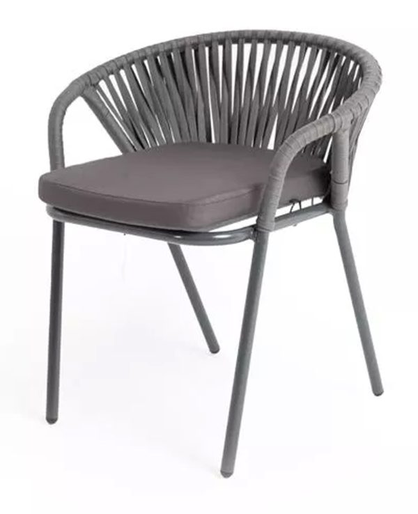 "Женева" стул плетеный из роупа