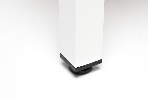 "Канны" журнальный столик из HPL 90х60, H40, каркас белый, цвет столешницы "дуб" — изображение 5