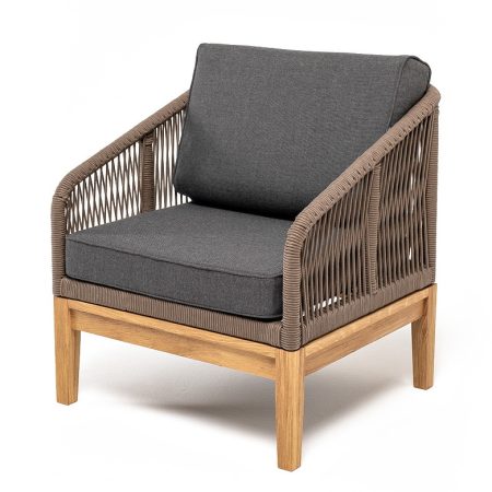 "Канны" кресло плетеное из роупа