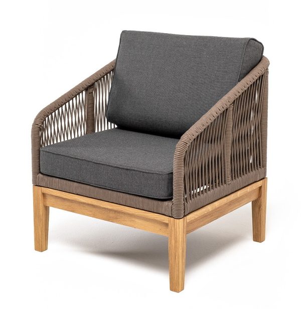 "Канны" кресло плетеное из роупа