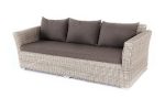"Капучино" диван из искусственного ротанга трехместный
