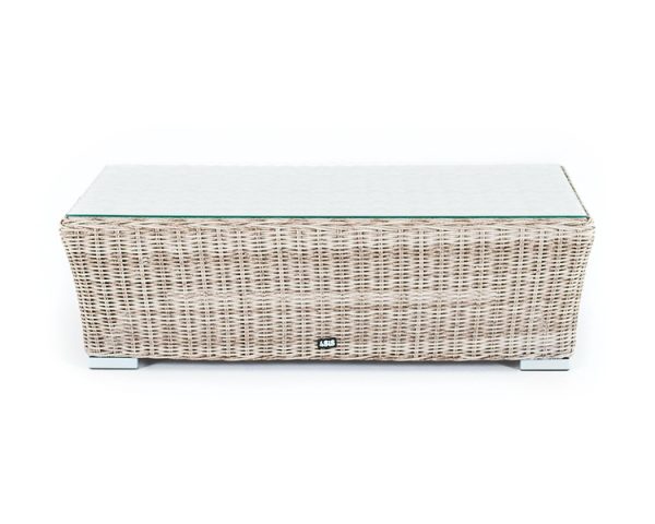 "Капучино" журнальный столик из искусственного ротанга, цвет бежевый — изображение 3