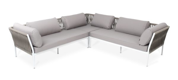 "Касабланка" диван модульный плетеный из роупа