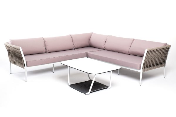 "Касабланка" модульная лаунж-зона из роупа (веревки), каркас из алюминия — изображение 5