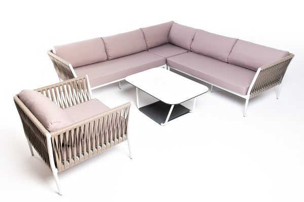 "Касабланка" модульная лаунж-зона из роупа (веревки)