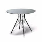 "Конте" интерьерный стол из HPL круглый Ø80см