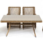 "Латте–140 L" обеденная группа плетеная