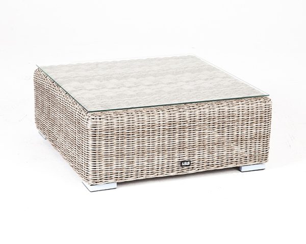 "Лунго" журнальный столик плетеный, цвет бежевый — изображение 3